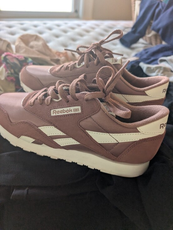 Reebok Shoes - Reebok Brown And White Sneaker